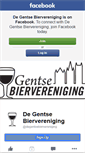 Mobile Screenshot of gentsebiervereniging.be